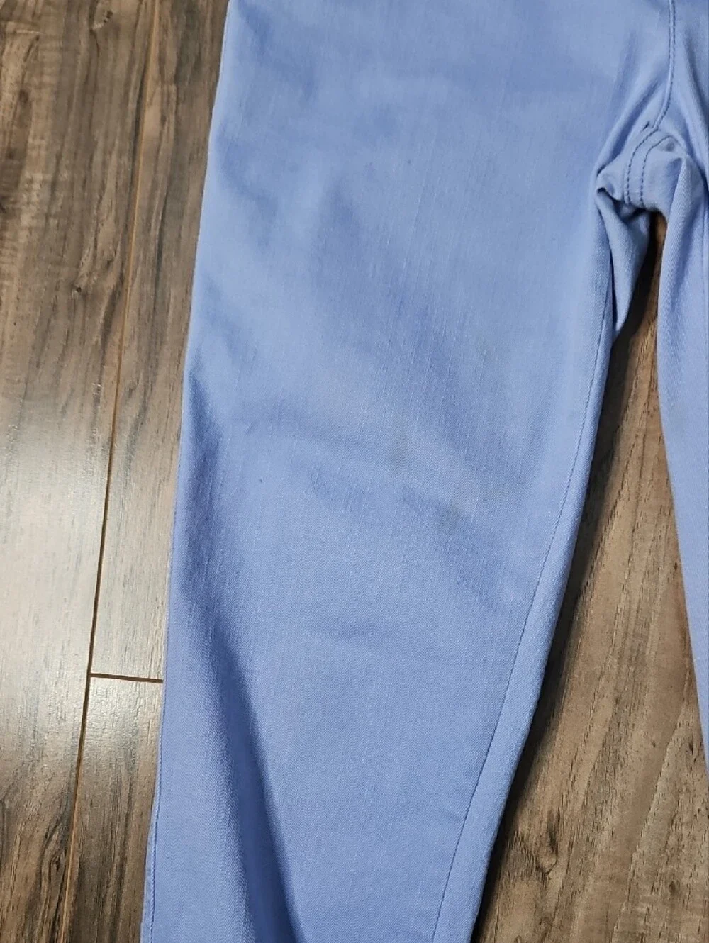 Chicos Womens Perfect Stretch Periwinkle Ankle Zip Jeans Size 0 Small 4